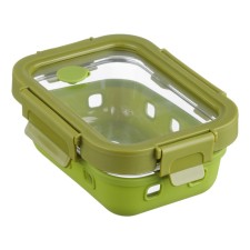 Container for baking, storage and carrying of products in the Smart Solutions cover, green color, 370 ml