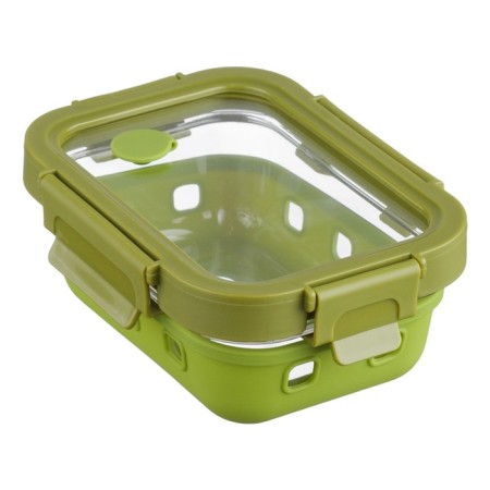 Container for baking, storage and carrying of products in the Smart Solutions cover, green color, 370 ml