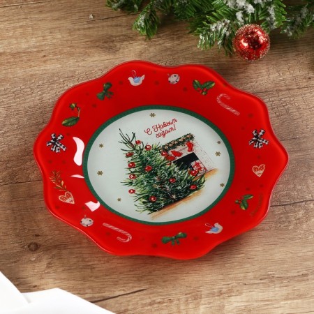 The plate "New Year's comfort", 20 cm-2