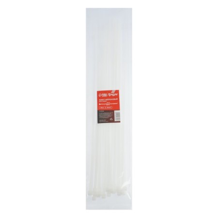 Nylon screed 4.8x400 mm tundra, white color, 25 pcs-1