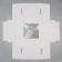 Box for a cake with a window, confectionery packaging "White" 29 x 29 x 30 cm