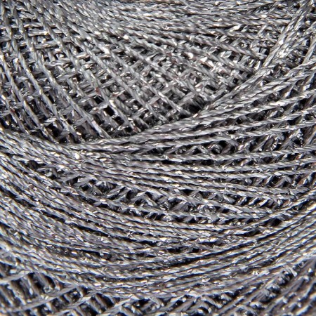 Yarn "Camelia" 70% polyester, 30% lurers 190m/20g (424 gray)