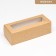 Folding box with a window for roll, craft, 26 x 10 x 8 cm