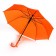Walking umbrella semi -automatic d = 90 cm, orange color