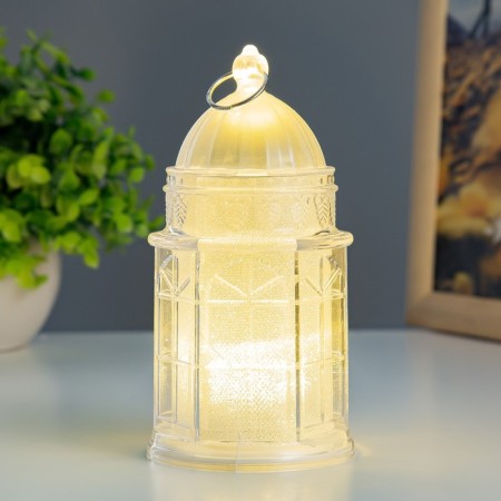 Nightlight "Winter Tower" LED from 3xlr1130 batteries 6.5x6.5x13 cm Risalux-1