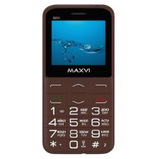 Cell phone Maxvi B231 Brown