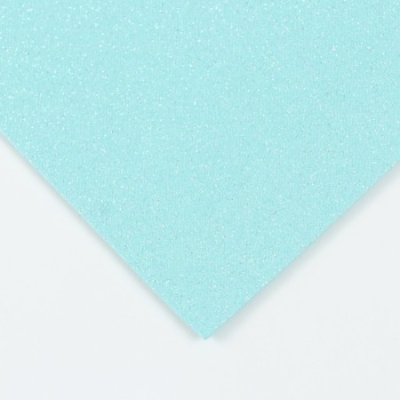 Foamiran glitter 2 mm, 50x50 cm, mint-1