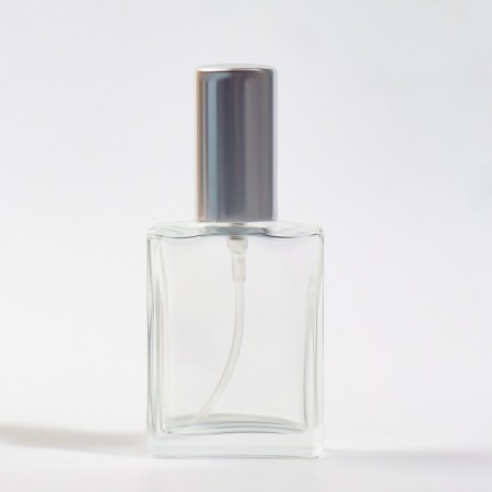 Perfume bottle, with a spray, 15 ml, silver color-7