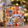 Packaging for 9 cupcakes with the Window "New Year's Surprise", 25 x 25 x 10 cm