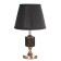 Seville table lamp E27 40W black and gold 25x25x42 cm Risalux