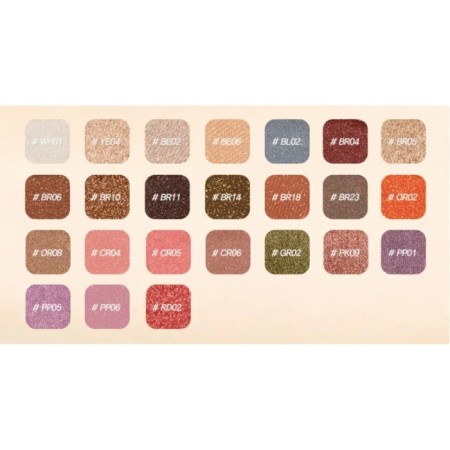 Flinking eyelids flickering Saemmul Single Shadow (Shimmer) PP01 2GR-1