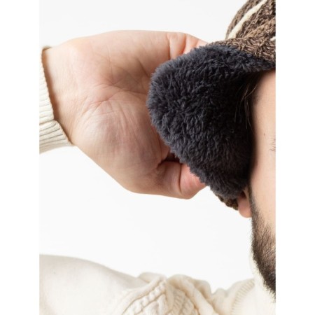 Male ISee hat, size 52-56, brown color, beige-2