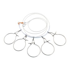 Kukan namazu cable metal 3.0 m, d = 2 mm, 5 round carbines, packaging PVC Czech cover