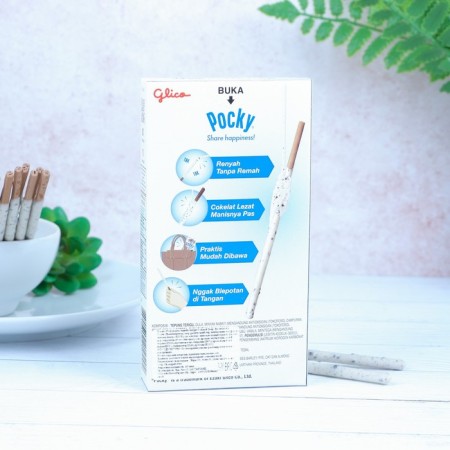 Бисквитные палочки POCKY со вкусом шоколадного печенья Oreo с кремом, 40 г-4