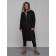 Coat insulated bilateral female, size 48, black color