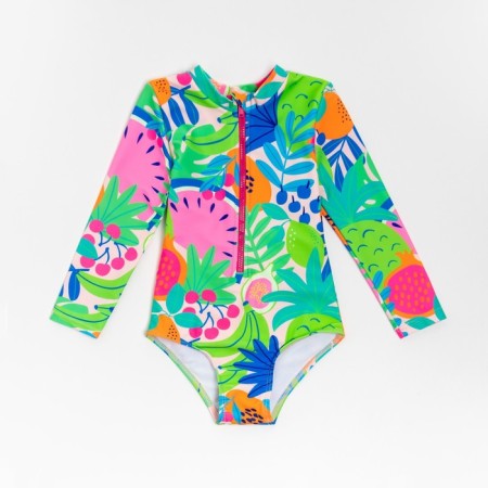 Swimsuit Squat Children's Minaku with sleeves, height 128-134-7