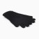 Women's gloves minku, black color, 25 cm