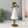 Polystone souvenir "Mom with a child, a white dress with flowers" 8x7.5x23.5 cm