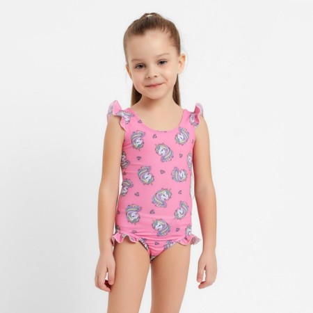 Children's swimsuit KAFTAN "Unicorns", height 98-104 (30)