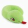 Pomposhki soft toy snake is small, green