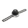 Trammer coil with a tundra chain, aluminum corps, m10 x 1.25 left