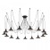 Suspended Citilux “Edison” CL451152, 15x75W, E27, Black Color Black