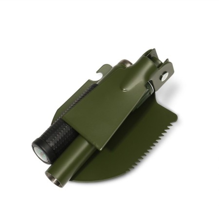 Shovel Tourist, Folding, L = 41 cm, Moten, rubberized hilt, in the case, Greengo-7