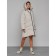 Coat insulated winter female, size 42, beige color