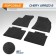 Textile mats in the cabin for Chery Arrizo 8 2022-n., Graphite, 4 parts 4090501