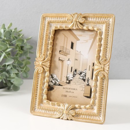 Photo frame Polystone 10x15 cm "Opera Golden Opera with a patina 15x2.2x20 cm-1