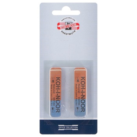 Set of Erasers 2 pieces Koh-I-Noor Blue Star 56-60, Red-blue, blister