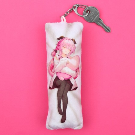Dakimakura keys "Girl - Riddle" 18+ 15 x 5 cm-1