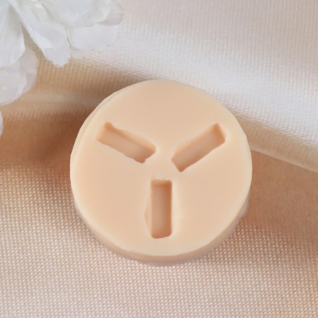 Silicone Mold "Three ingots" silicone 0.4x1.6x0.6 cm-1
