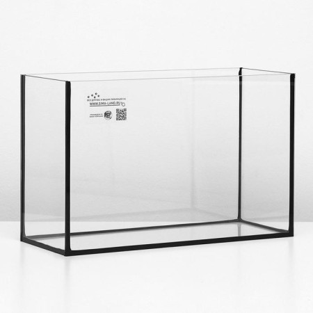 Aquarium rectangular "atall" with a lid, 52 liters, 60 x 24 x 36/41 cm, black-1