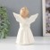 Souvenir Ceramics "Girl Angel with a flashlight" 8.5x5.3x12.5 cm