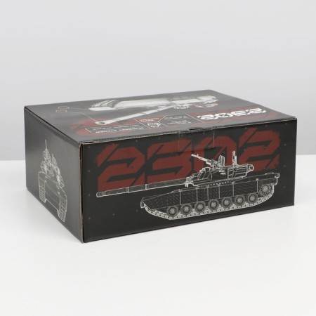 Box Gift team, packaging, “February 23, tank”, 30 x 23 x 12 cm-3