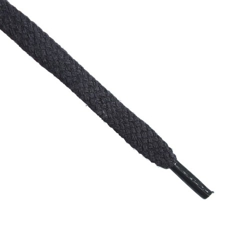 Shoes for shoes are flat, d = 7mm, 100cm, black color-1