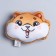 A toy for cats with mint "hamster", 12 x 9.2 cm