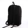 Youth backpack from textiles with a zipper, waterproof, 4 pockets, black/gray color