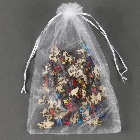 Puzzles wooden figured "owl", 160 elements-10
