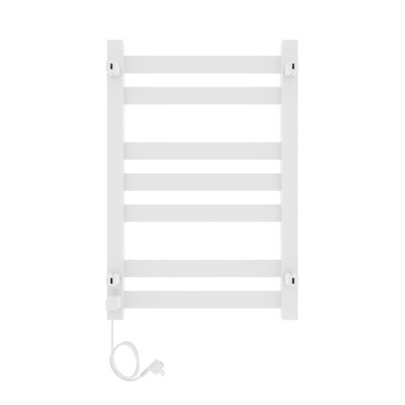 Towel Electric Laris Hephaestus Cheka, 500x800 mm, 7 crossbars, right, white-16
