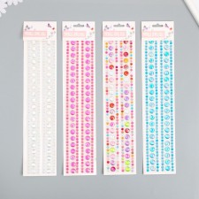 Sticker of rhinestones plastic 