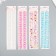 Sticker of rhinestones plastic "circles with microbiser" MIX 31.5x6.7 cm