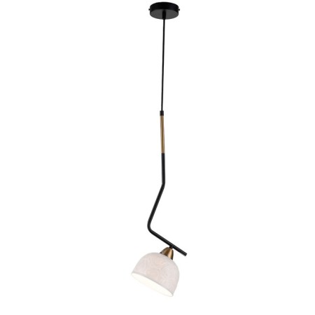 Suspended indigo lamp, 10005/1p Black. 1x40W, e27, 200x150x655/2190 mm, white color