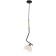 Suspended indigo lamp, 10005/1p Black. 1x40W, e27, 200x150x655/2190 mm, white color