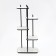 LAKSI Flowers stand, 288x503x1175, black/sabia