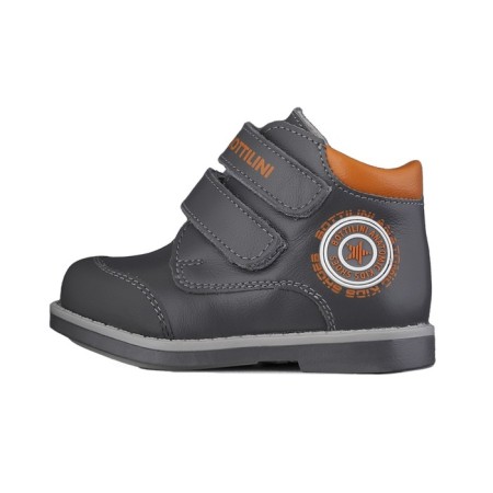 Children's boots, size 23, dark gray color