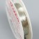 Biser wire "Gamma" 0.25 mm, 10 m, metal, silver