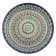 Largan Rishtan ceramics "Patterns", 36 cm, blue