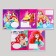 Notebook in a cage 12 sheets, 5 types of mix, cover coated cardboard, princesses